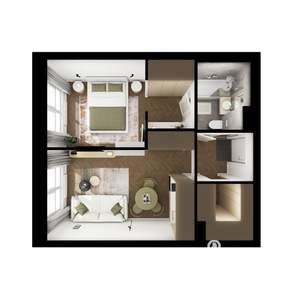 1-к квартира, вторичка, 37м2, 3/9 этаж