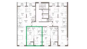 1-к квартира, вторичка, 45м2, 8/9 этаж