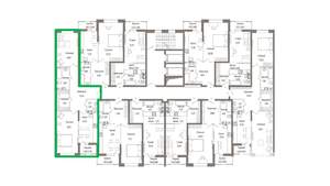 2-к квартира, вторичка, 76м2, 9/9 этаж