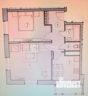 2-к квартира, вторичка, 51м2, 3/9 этаж