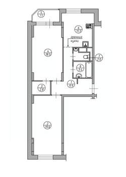 2-к квартира, вторичка, 67м2, 4/5 этаж
