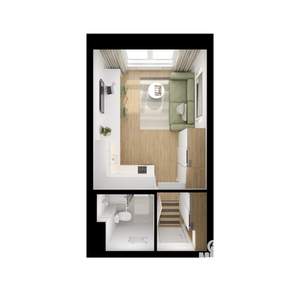 Студия квартира, вторичка, 20м2, 8/9 этаж