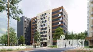 1-к квартира, строящийся дом, 40м2, 2/9 этаж