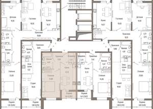 1-к квартира, вторичка, 41м2, 4/9 этаж