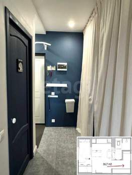 Студия квартира, вторичка, 29м2, 5/17 этаж