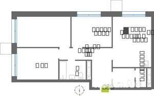 3-к квартира, вторичка, 71м2, 24/31 этаж