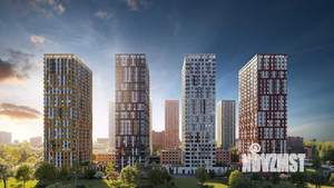 1-к квартира, строящийся дом, 44м2, 3/28 этаж