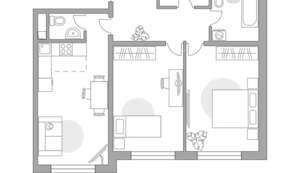 3-к квартира, строящийся дом, 54м2, 12/14 этаж