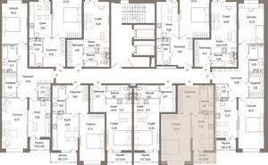 1-к квартира, вторичка, 47м2, 8/9 этаж