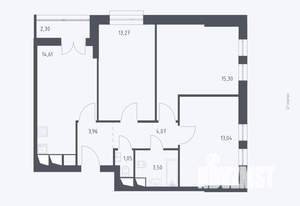 3-к квартира, вторичка, 69м2, 28/28 этаж