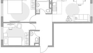 3-к квартира, строящийся дом, 54м2, 4/14 этаж