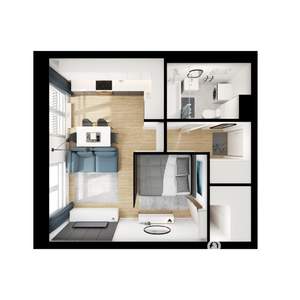 1-к квартира, вторичка, 33м2, 8/9 этаж