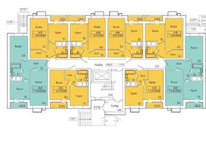 1-к квартира, строящийся дом, 32м2, 1/5 этаж