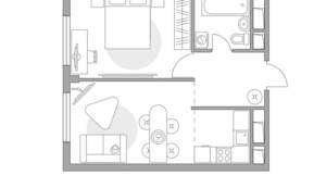 2-к квартира, вторичка, 35м2, 8/14 этаж