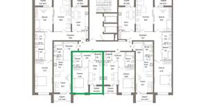 1-к квартира, вторичка, 40м2, 6/9 этаж