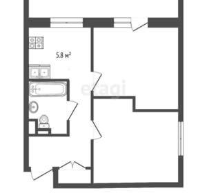 2-к квартира, вторичка, 38м2, 5/14 этаж