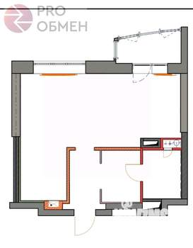 1-к квартира, вторичка, 43м2, 3/28 этаж