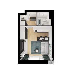 Студия квартира, вторичка, 23м2, 8/9 этаж