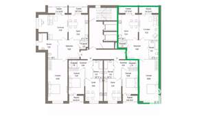 2-к квартира, вторичка, 90м2, 7/9 этаж