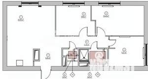 4-к квартира, вторичка, 70м2, 16/16 этаж