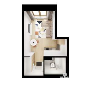 Студия квартира, вторичка, 24м2, 1/9 этаж