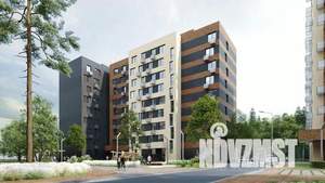 2-к квартира, строящийся дом, 64м2, 1/9 этаж