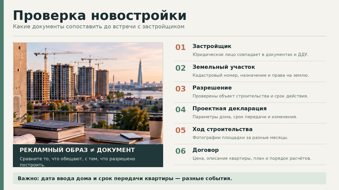 Проверка новостройки